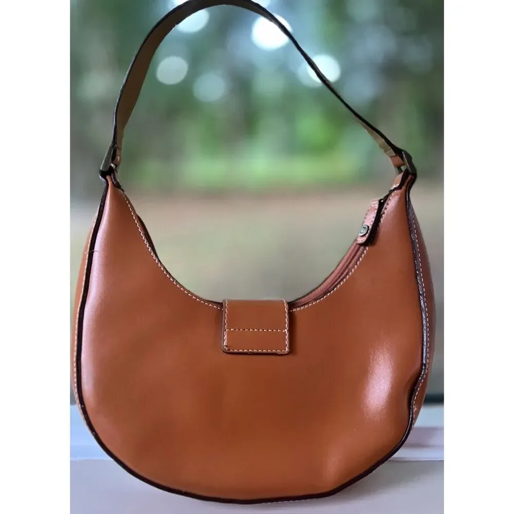 Minicci tan shoulder/hobo bag with studs